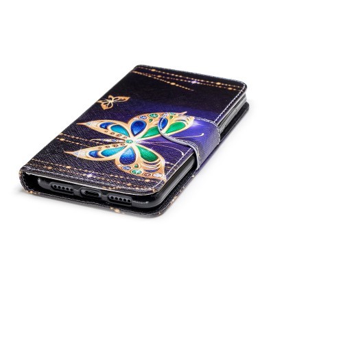 Huawei P30 Lommebok Etui Art Golden Butterfly 1