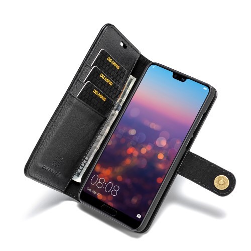 Huawei P Smart (2019) 2i1 Etui m/3 kortlommer Classic Svart