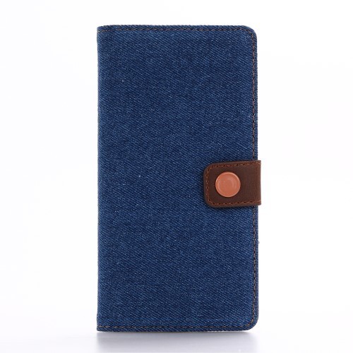 Lommebok Etui for Sony Xperia ZX Denim Mørk Blå
