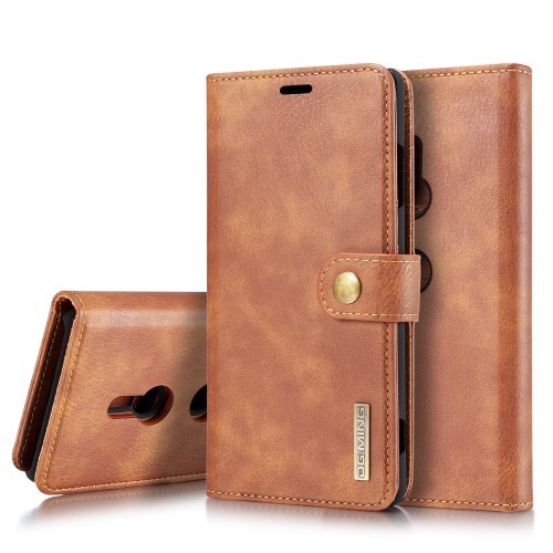 Xperia XZ3 2i1 Etui m/3 kortlommer Classic Ingefærbrun