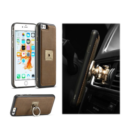 iPhone 7/8 4,7" Hybrid Deksel m/ring kickstand kan brukes med magnetisk mobilholder for bil (kjøpes separat)