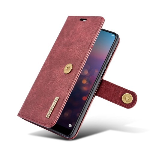 Huawei P20 Pro 2i1 Etui m/3 kortlommer Classic Rød