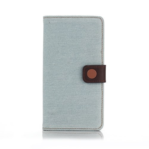Lommebok Etui for Sony Xperia Z5 Denim Lys Blå