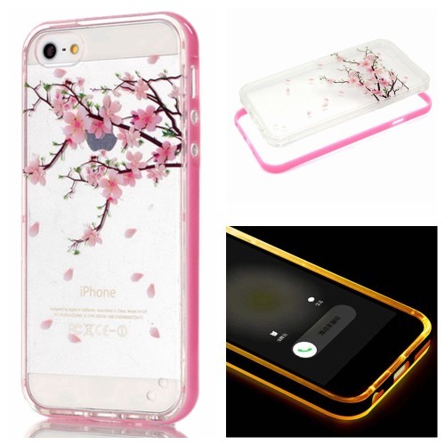 Deksel for iPhone 6/6s Flash Light Cherry Blossom
