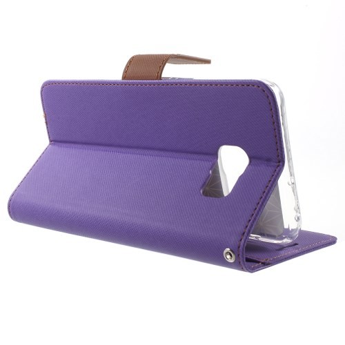 Lommebok Etui for Galaxy S6 Edge+ Roar Diary Lilla