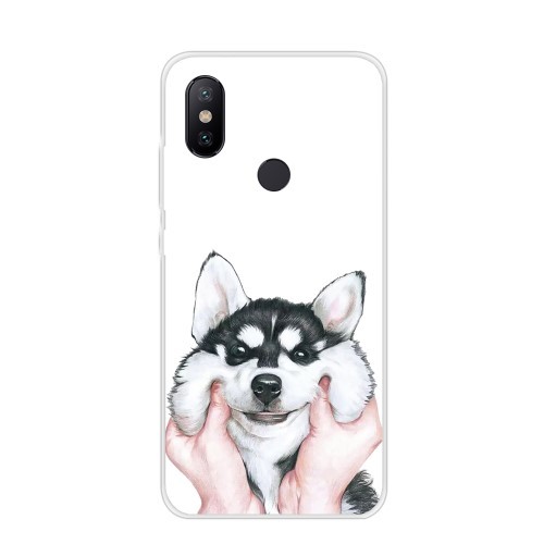 Xiaomi Mi A2 Deksel Art Cool Smiling Dog