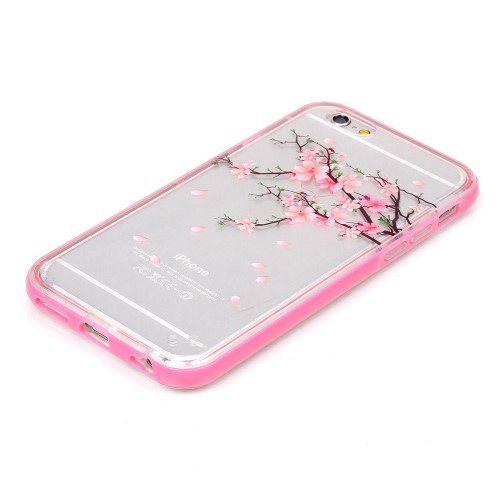 Deksel for iPhone 6/6s Flash Light Cherry Blossom
