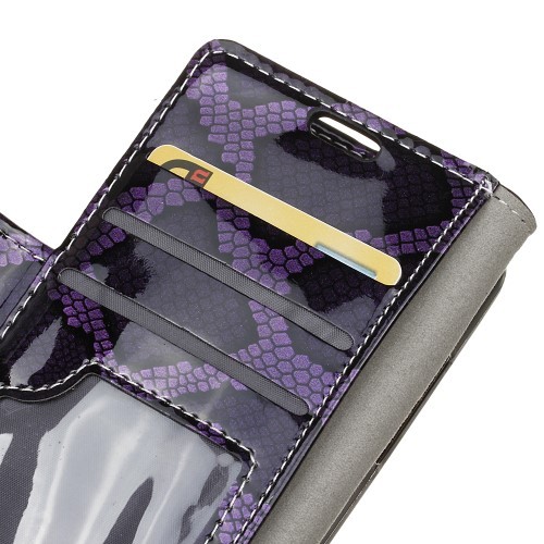 Lommebok Etui for Sony Xperia ZX Snake Lilla