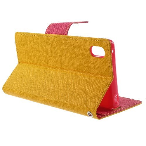 Lommebok Etui for Sony Xperia Z3+ Mercury Gul