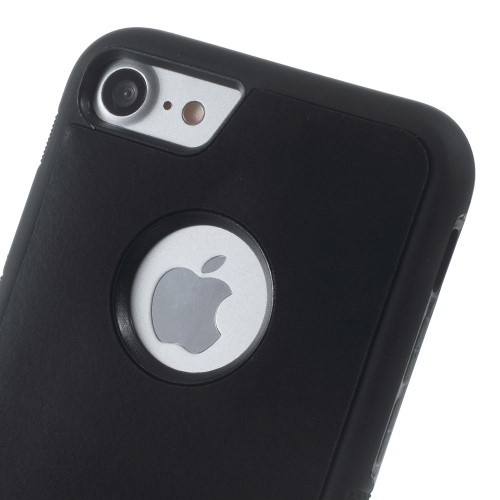 iPhone 7 4,7 / iPhone 8 4,7 Sticker-Case Deksel Svart