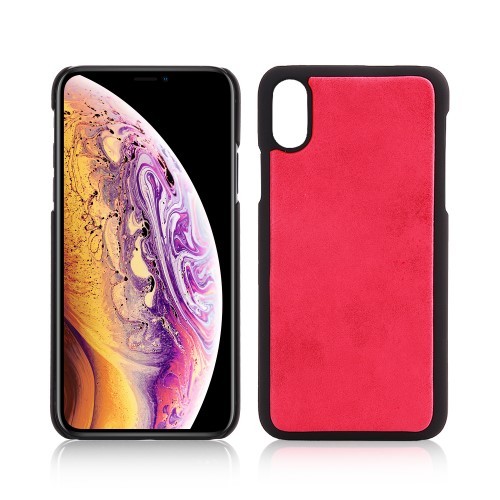 iPhone Xs/X 5,8 2i1 Mobilveske Retro Zipper - Rød