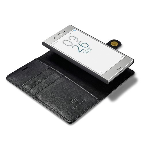 Sony Xperia XZ 2i1 Etui m/3 kortlommer Classic Svart