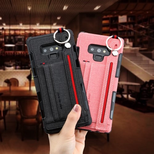 Galaxy Note 9 Deksel Ultimate Case Koksgrå og Rosa
