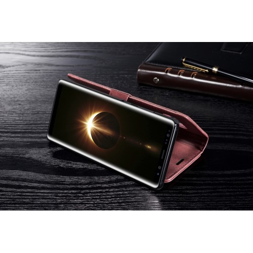 Galaxy Note 8 2i1 Etui m/3 kortlommer Classic Rød