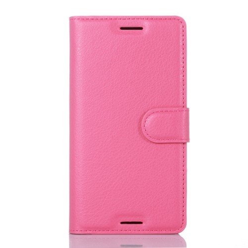 Lommebok Etui for Sony Xperia X Lychee Rosa