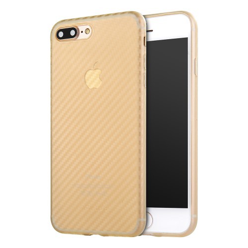 iPhone 7 Pluss 5,5" / iPhone 8 Pluss 5,5" Deksel Carbon Gull Farget
