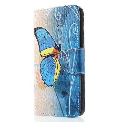 Huawei P30 Pro Lommebok Etui Art Blue Butterfly